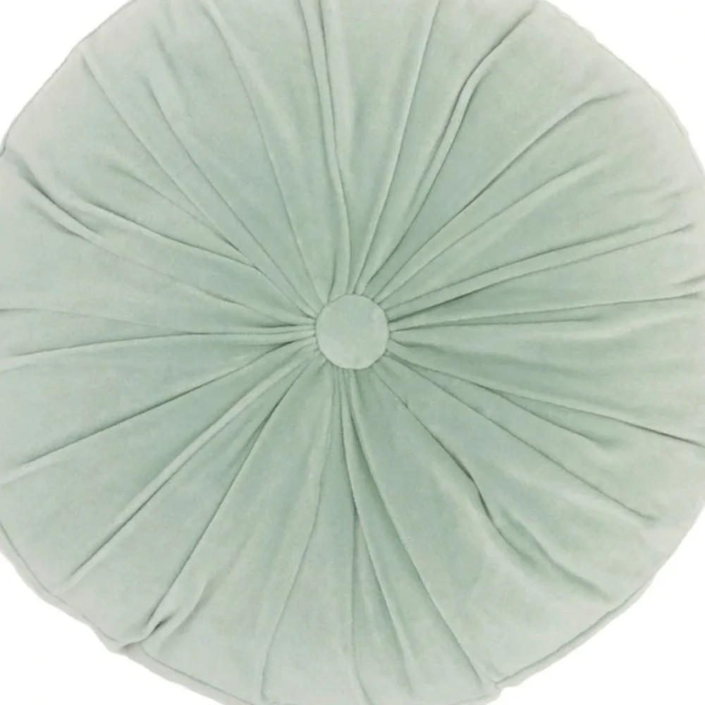 Mina Victory Velvet Pillow Green 16
